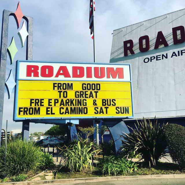 Roadium Drive-In - 2016 Photo (newer photo)